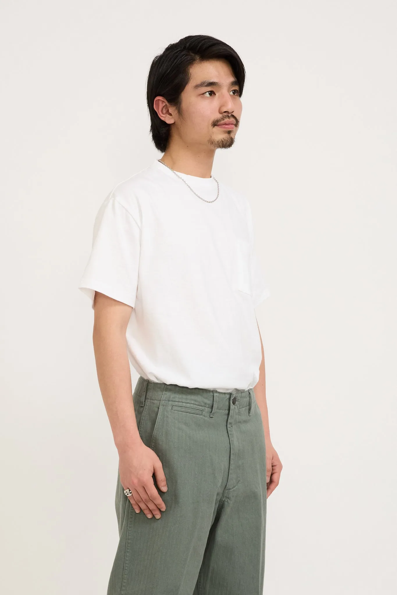 2 Pack Pocket Tee White