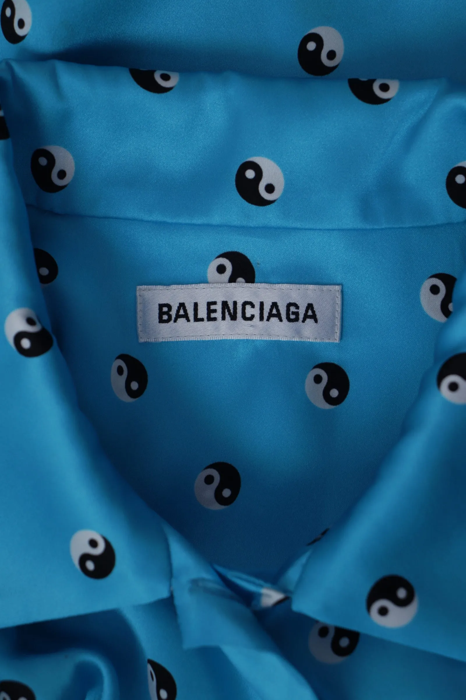 2020 Balenciaga Yin Yang Print Shirt