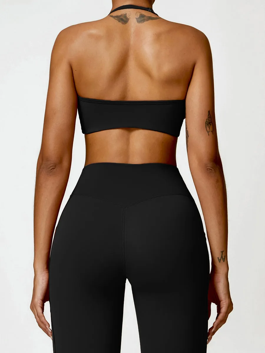 2pcs Sports Bras Skin-Friendly Sports Set Workout Set Fitness Yoga Suit