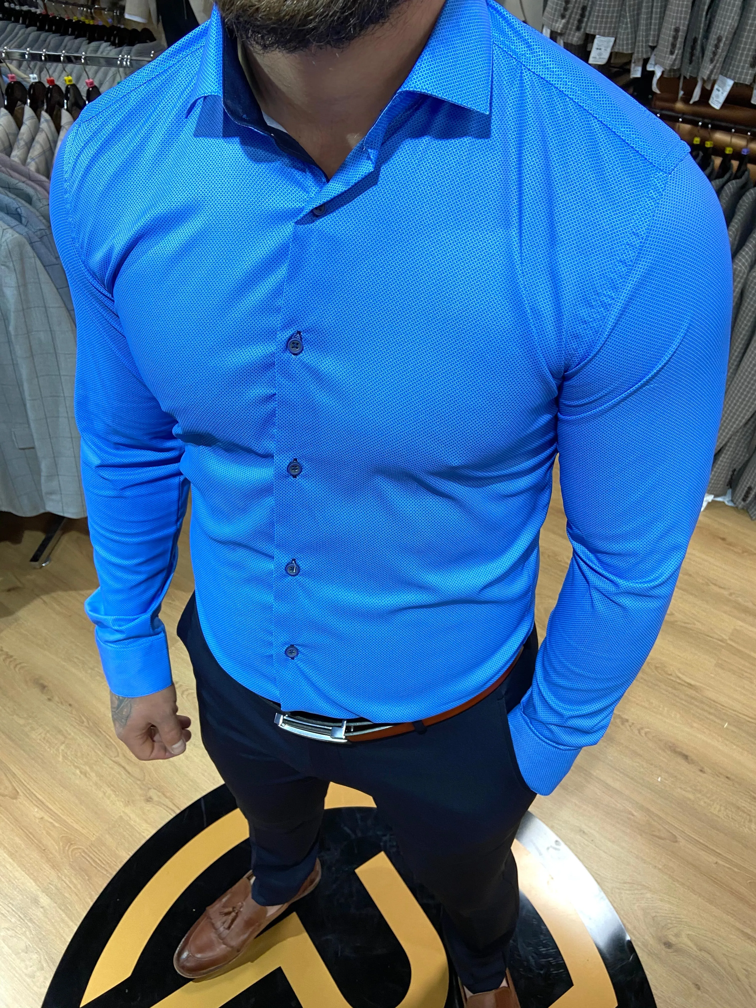 6108 Royal Blue L/S Shirt