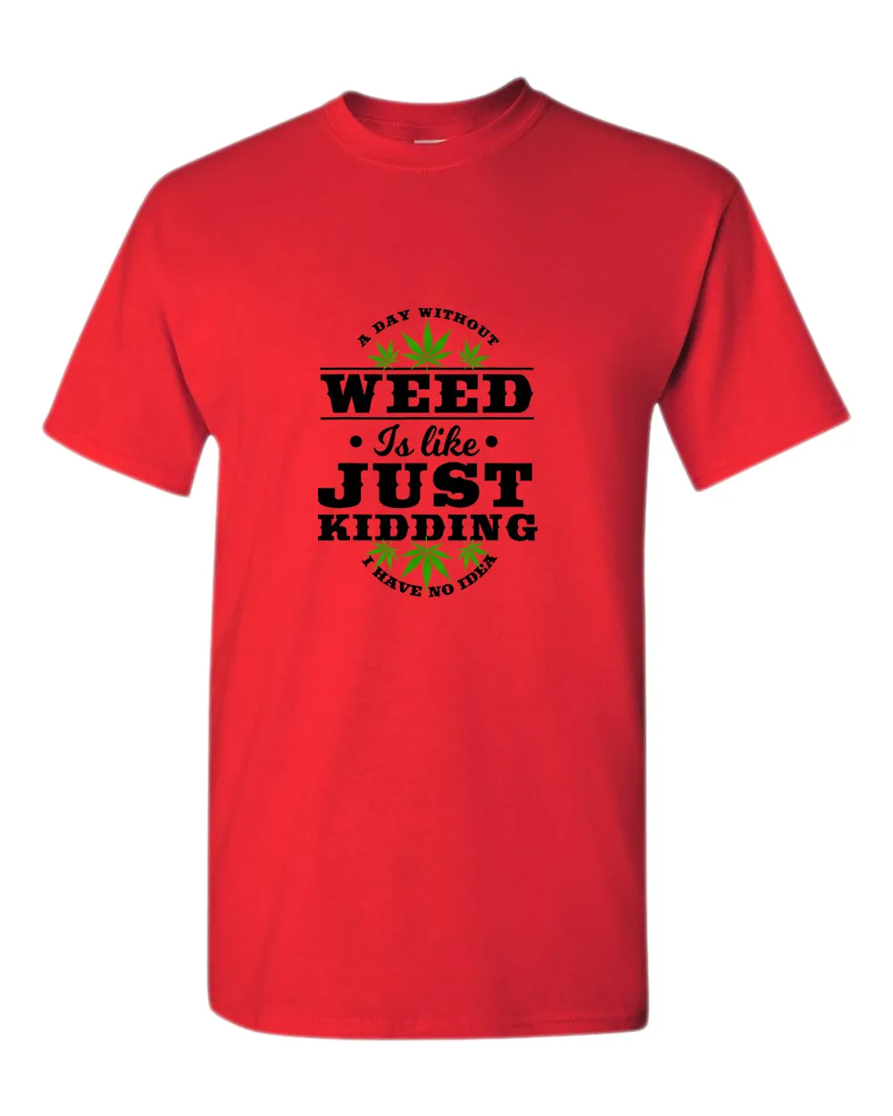 A day without w**d is like.. just kidding t-shirt