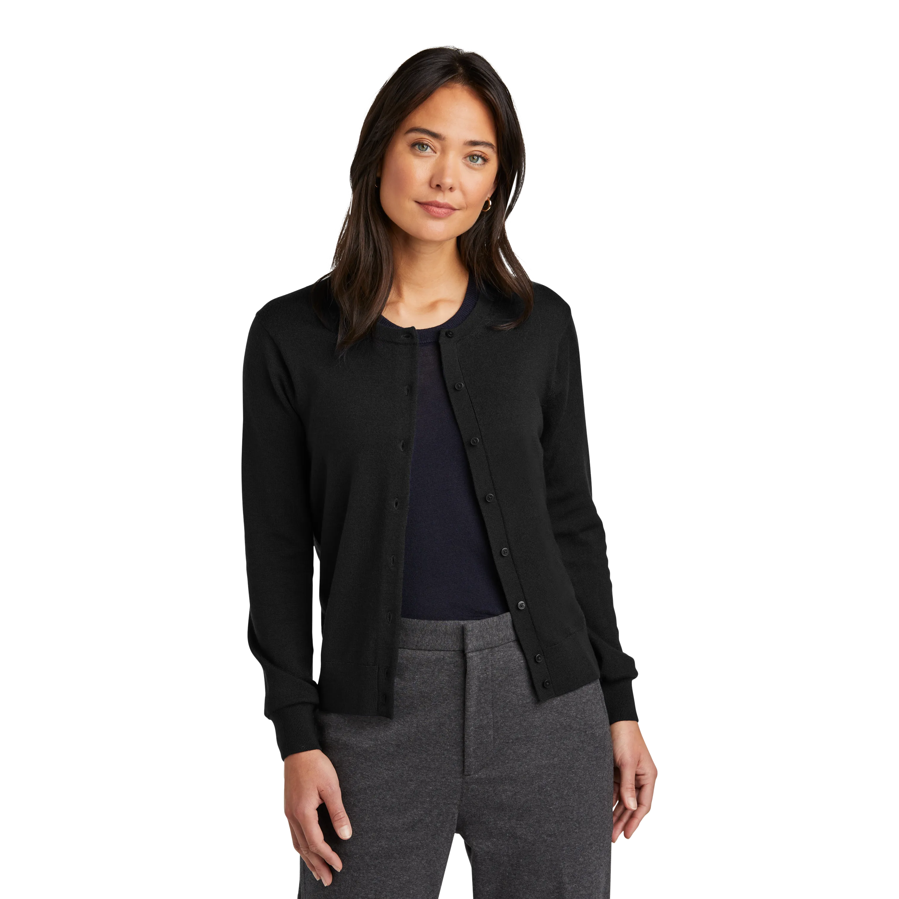 A2334 Women's Washable Merino Cardigan Sweater