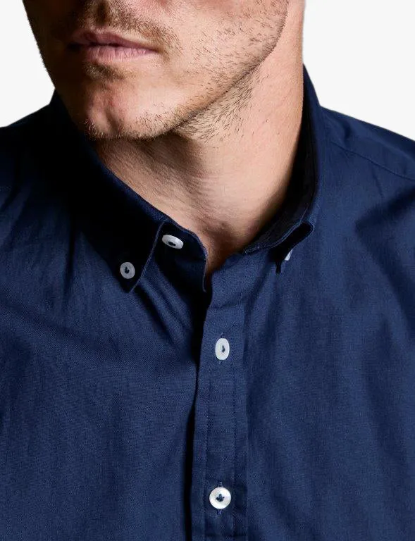 Abelard | Ortono 2 Ply Washed Oxford Slim Fit Casual Shirt
