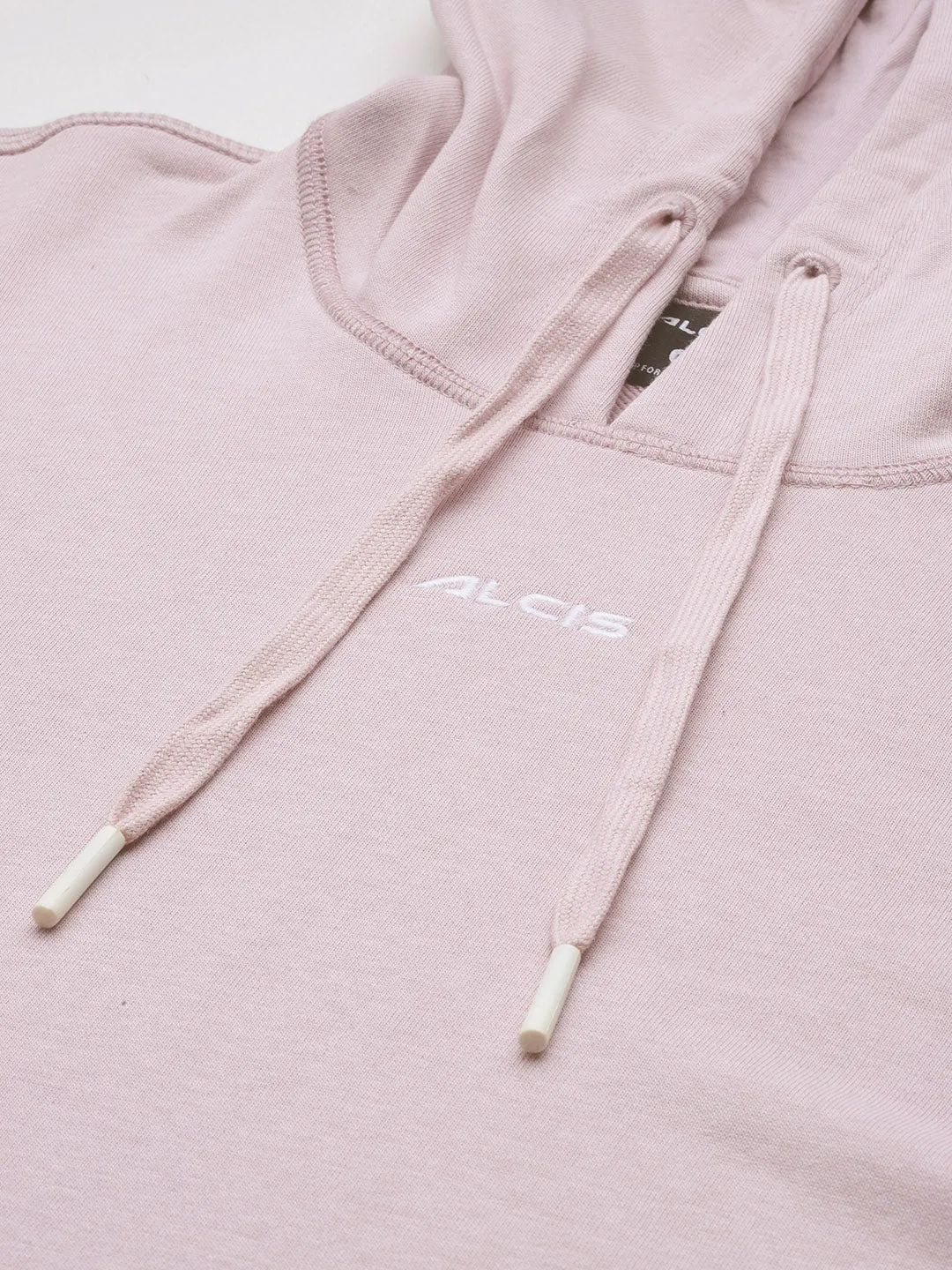 Alcis Men Lavender Hooded Sweatshirt