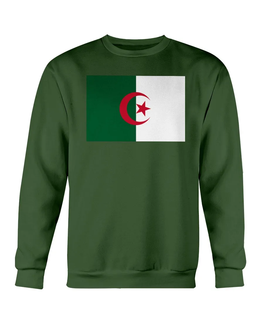 Algerian Flag Gildan Crewneck Sweatshirt