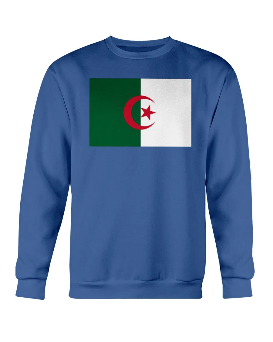 Algerian Flag Gildan Crewneck Sweatshirt