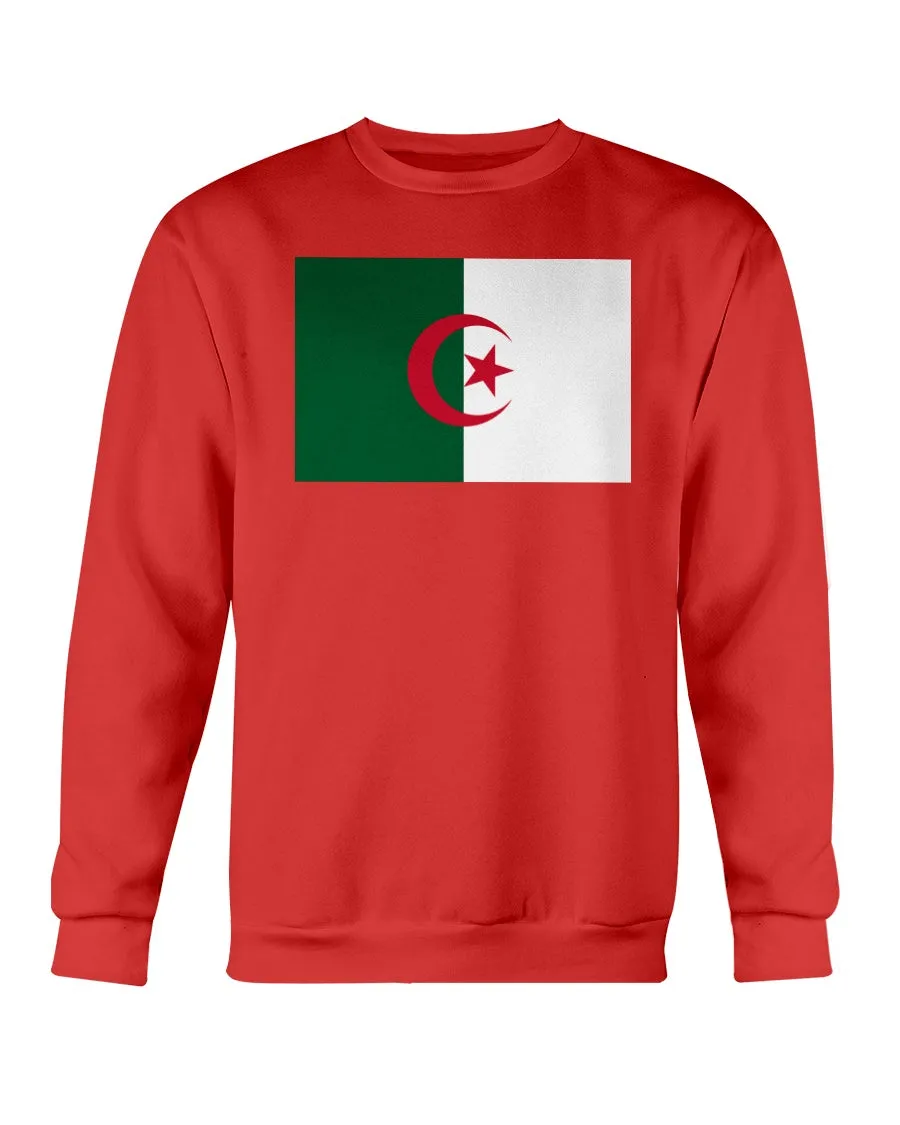 Algerian Flag Gildan Crewneck Sweatshirt
