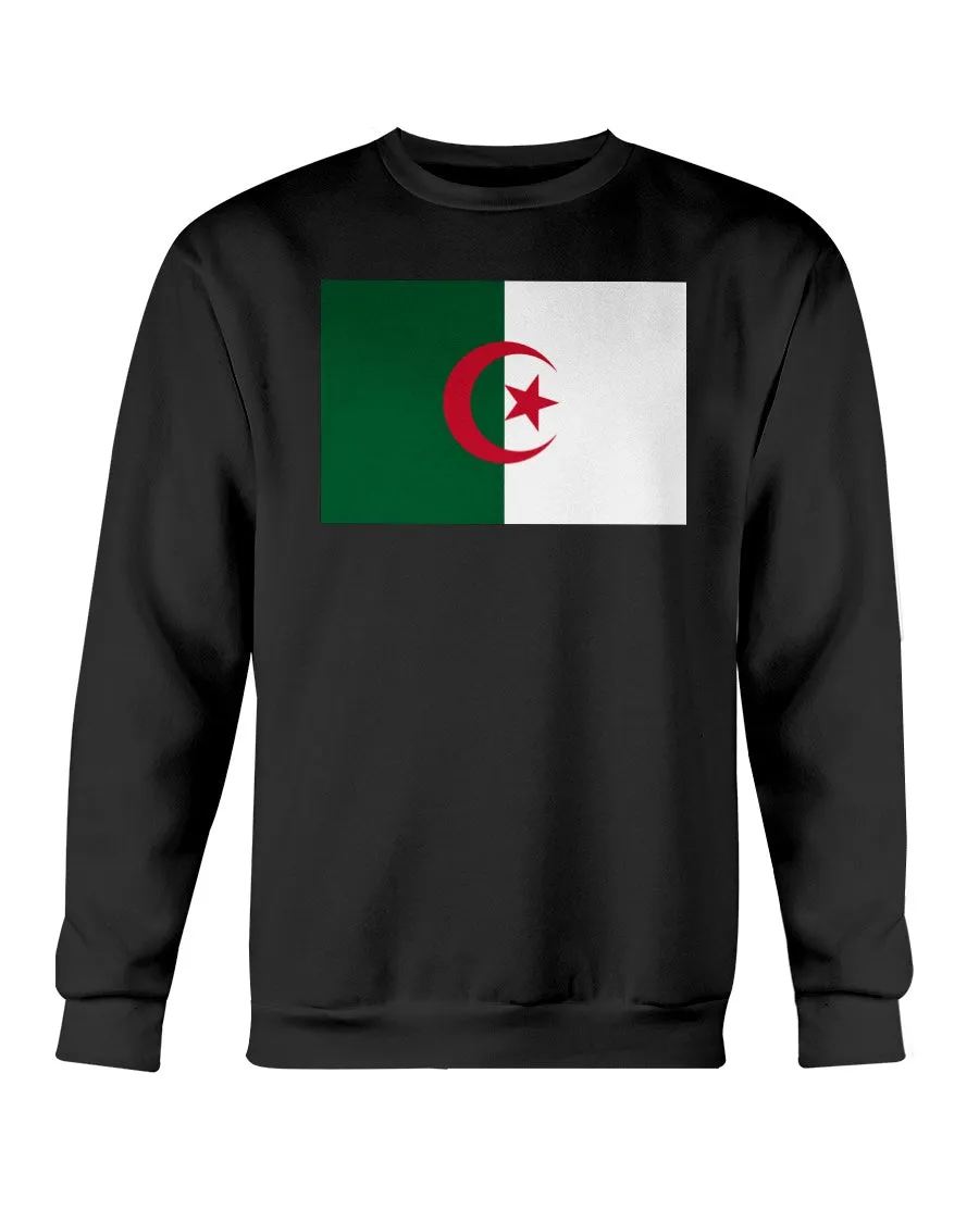 Algerian Flag Gildan Crewneck Sweatshirt