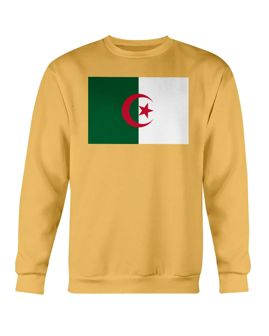 Algerian Flag Gildan Crewneck Sweatshirt