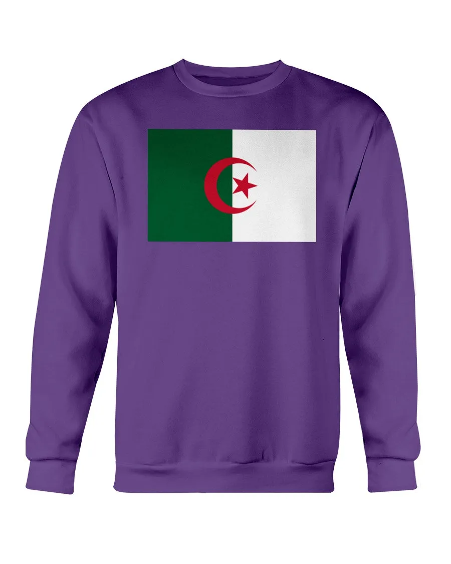 Algerian Flag Gildan Crewneck Sweatshirt