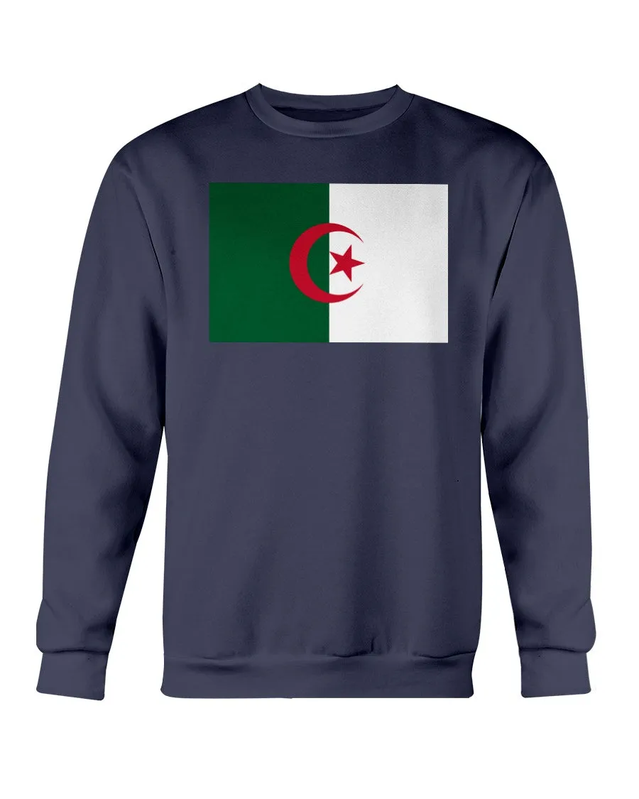 Algerian Flag Gildan Crewneck Sweatshirt