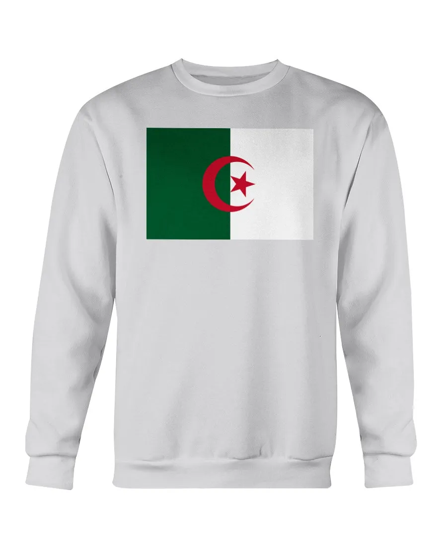 Algerian Flag Gildan Crewneck Sweatshirt