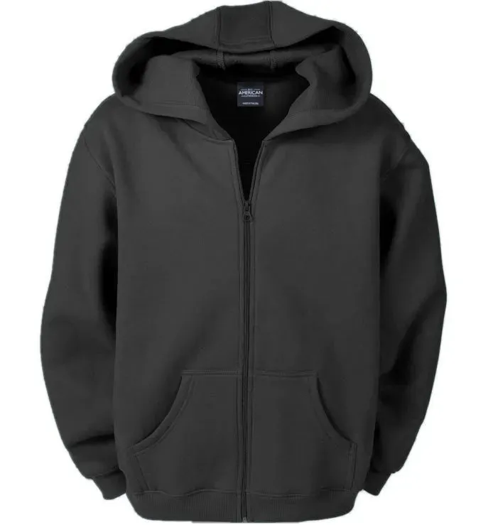 All American Clothing Co. - Full Zip Hooded Sweatshirt