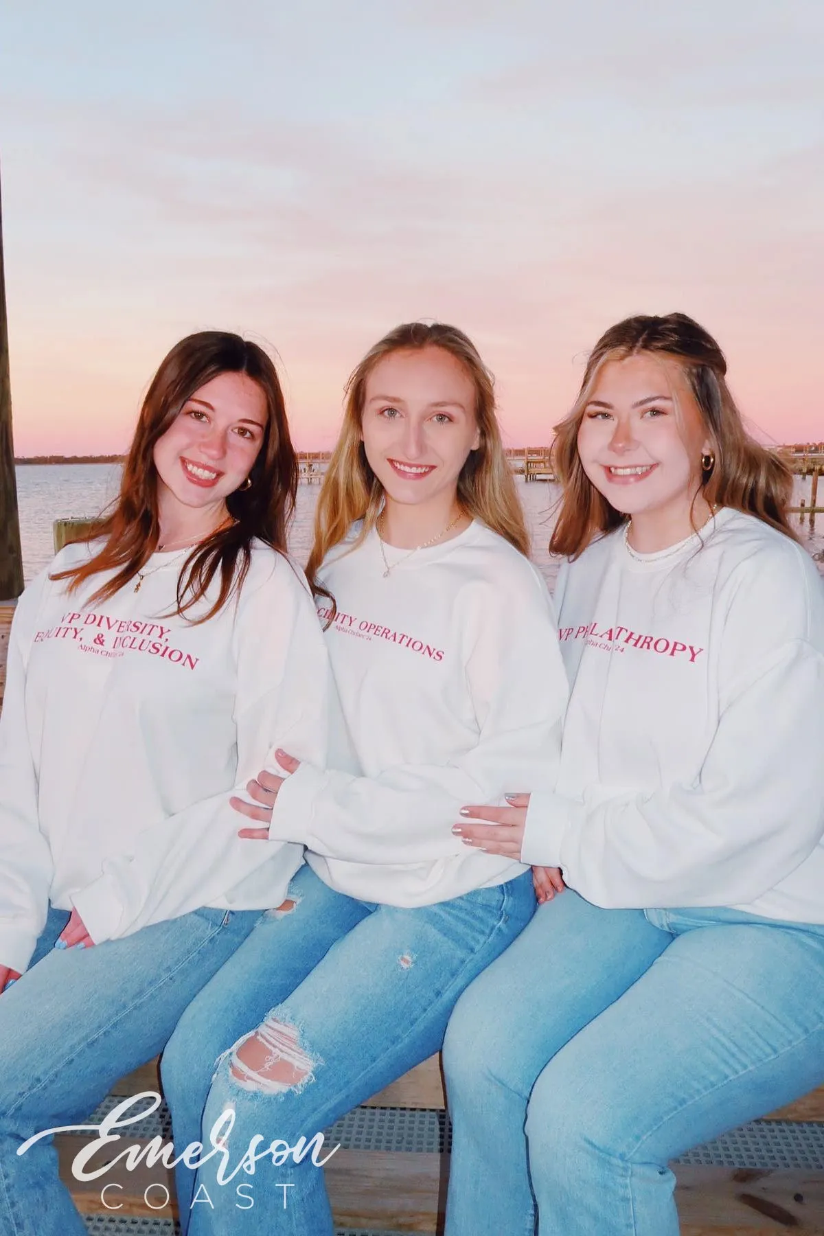 Alpha Chi Omega Exec Team Sweatshirts