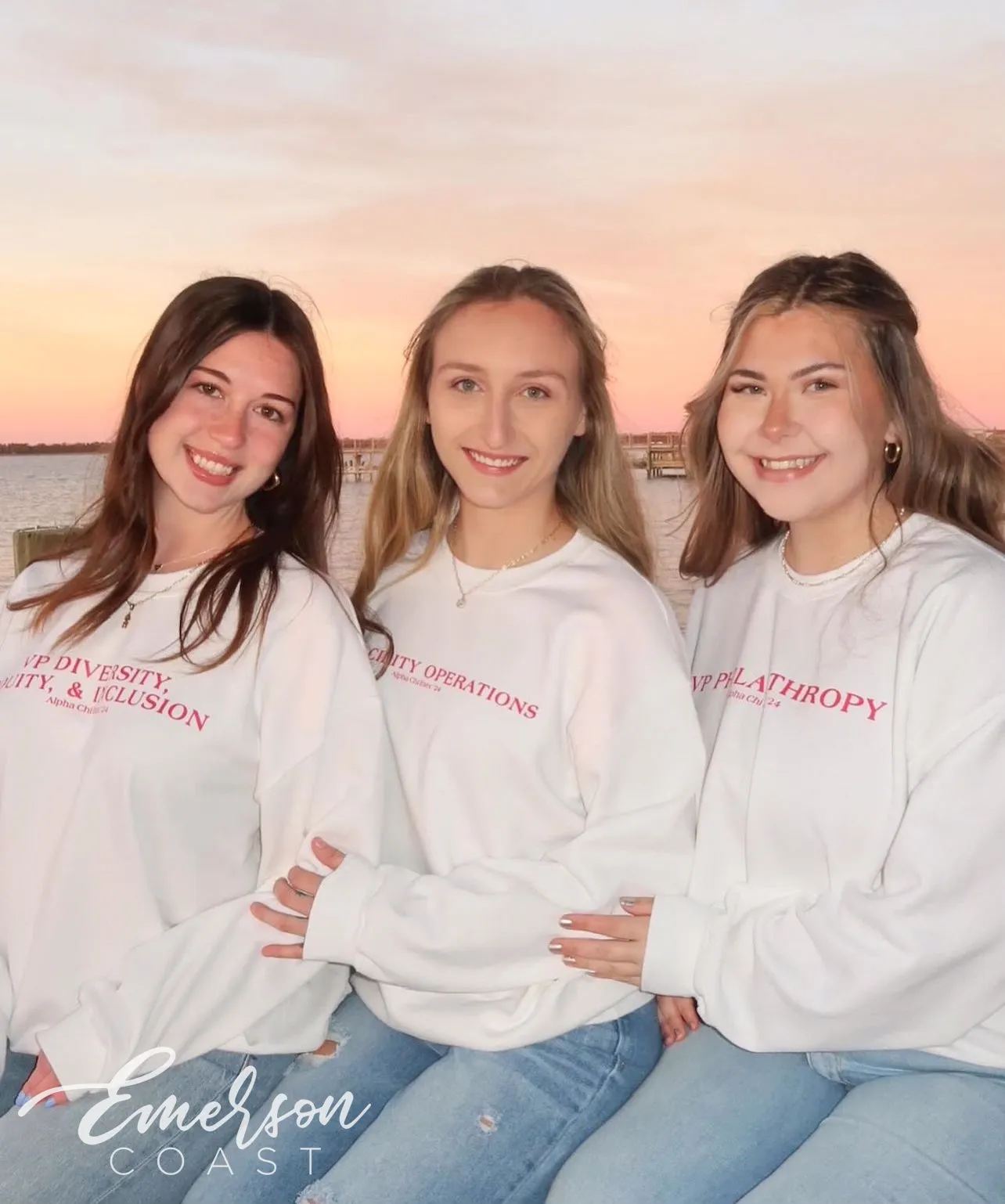 Alpha Chi Omega Exec Team Sweatshirts