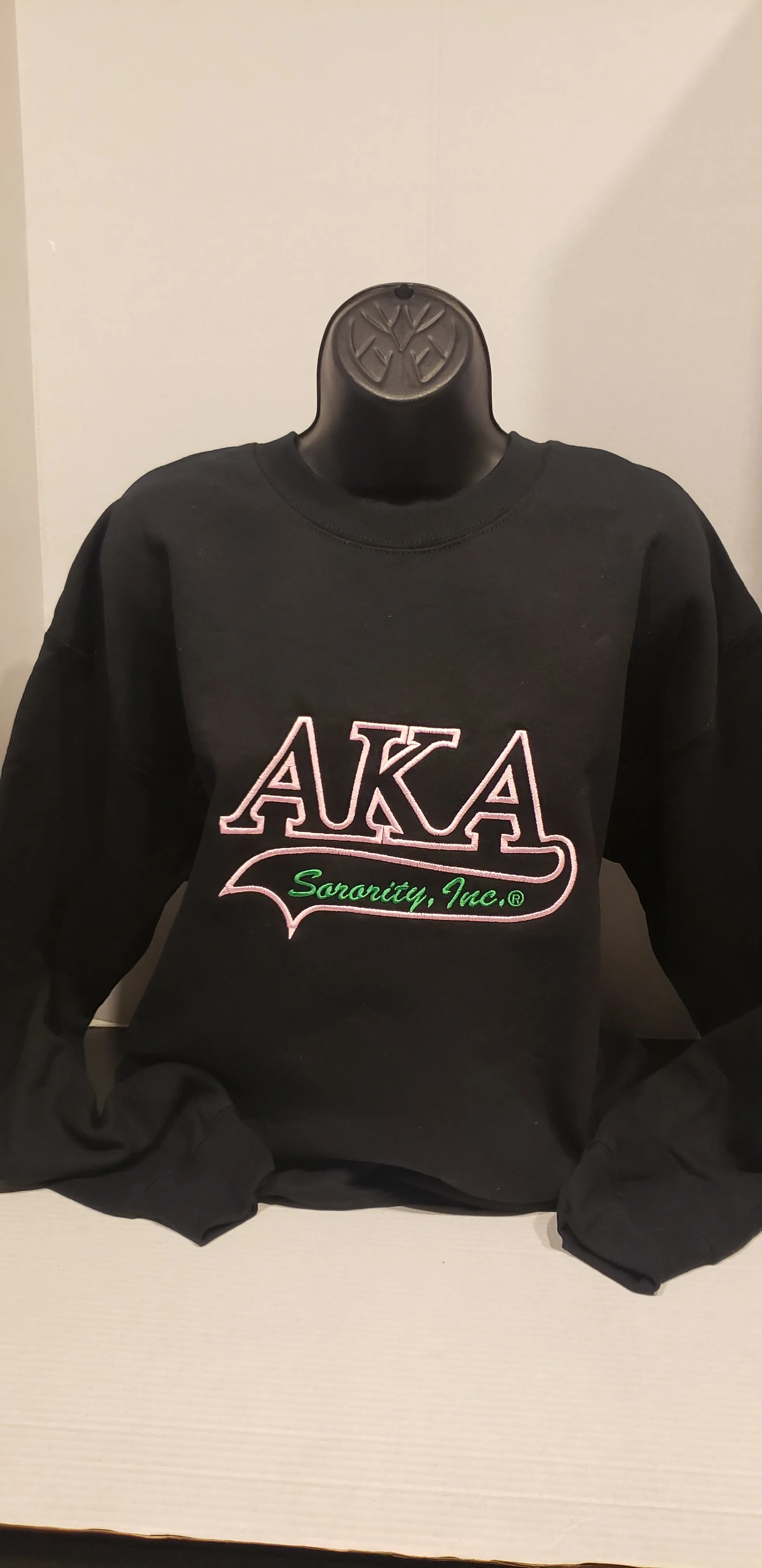 ALPHA KAPPA ALPHA CREWNECK SWEATSHIRT Green(Tail Design)