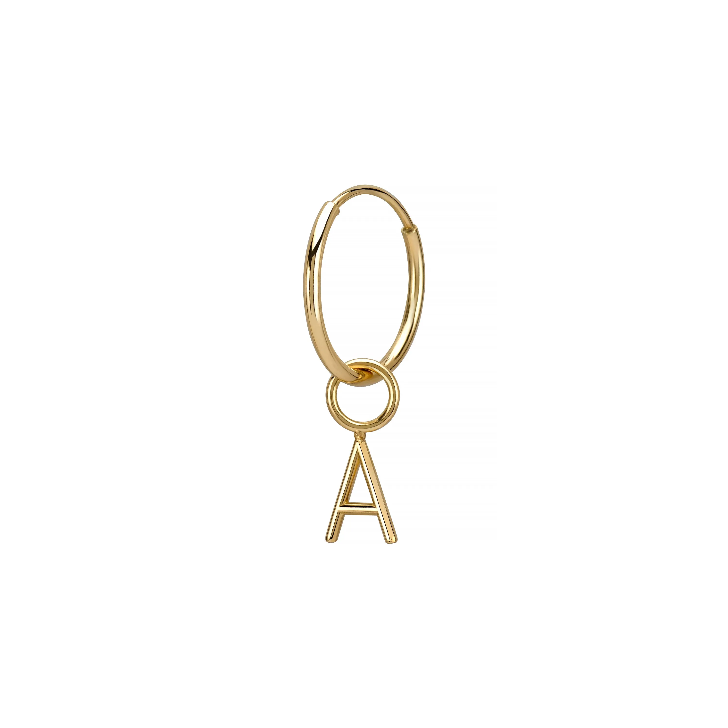 AMELIA INITIAL HOOP SINGLES