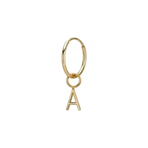 AMELIA INITIAL HOOP SINGLES