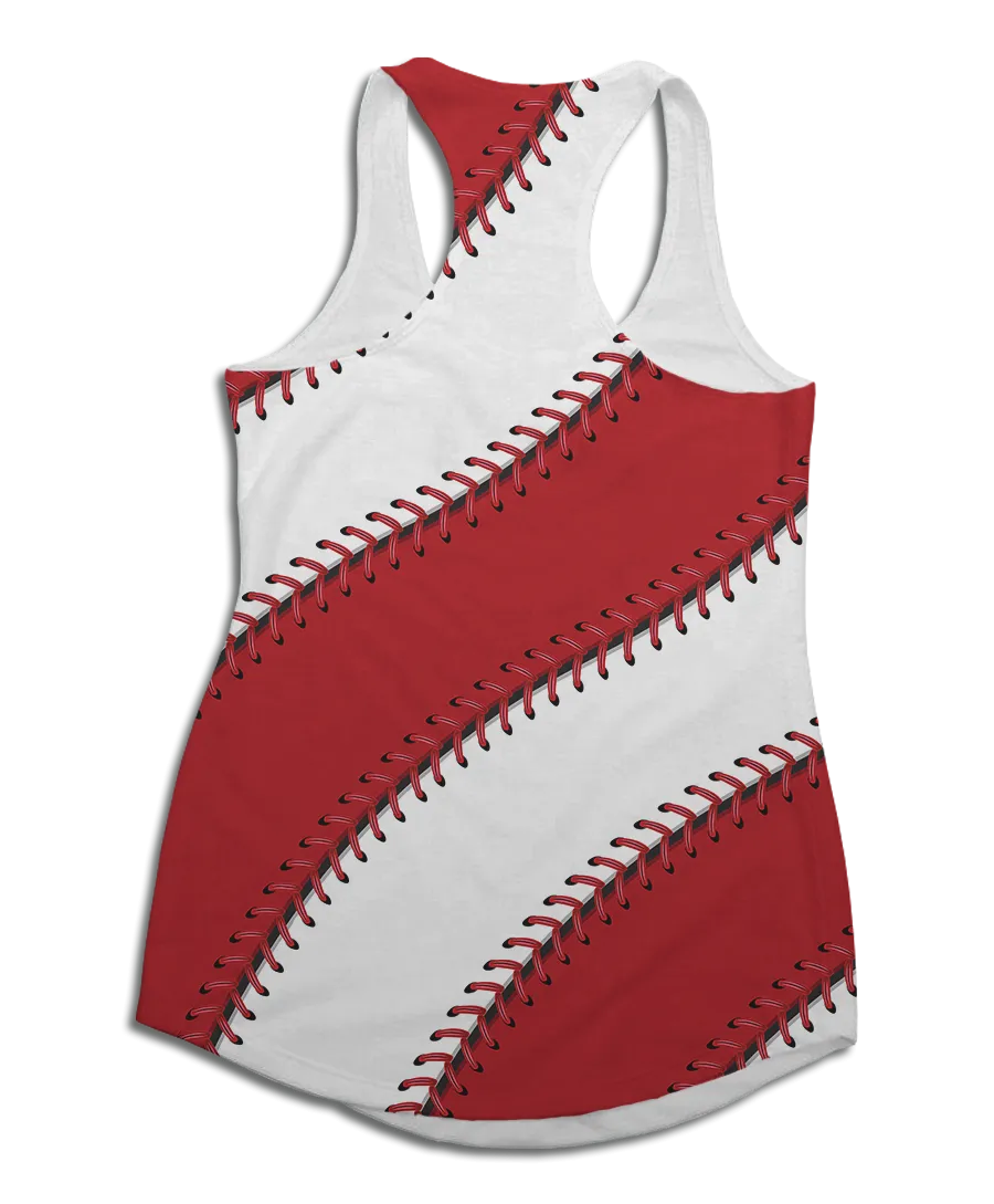 Anaheim Baseball Stitches Racerback Tank Top