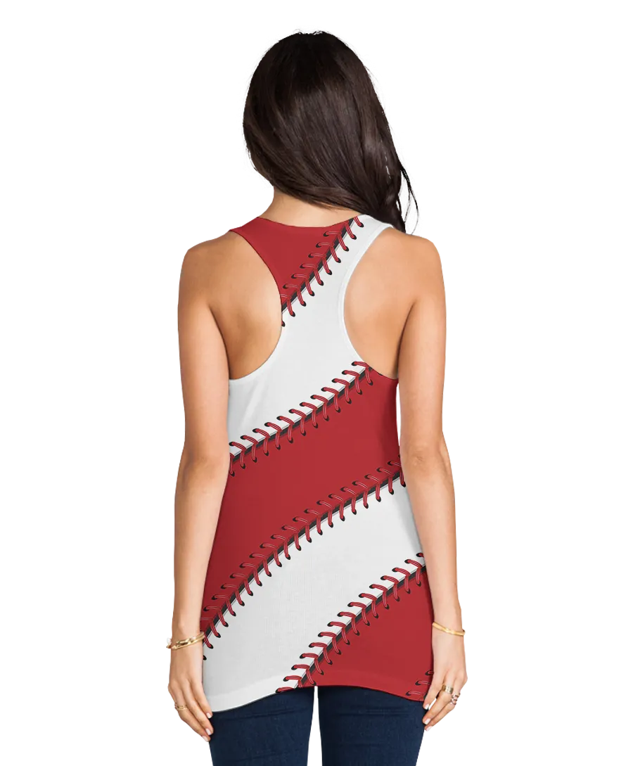 Anaheim Baseball Stitches Racerback Tank Top