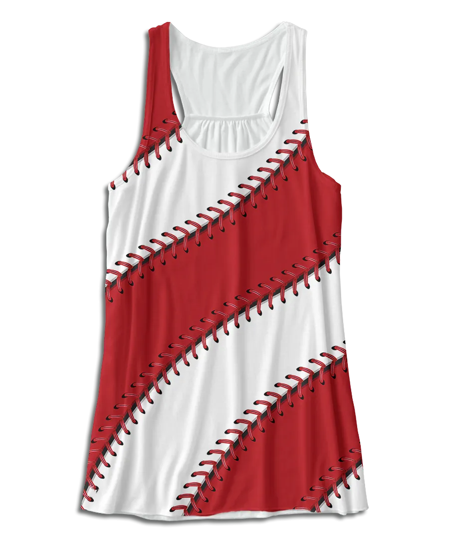 Anaheim Baseball Stitches Racerback Tank Top