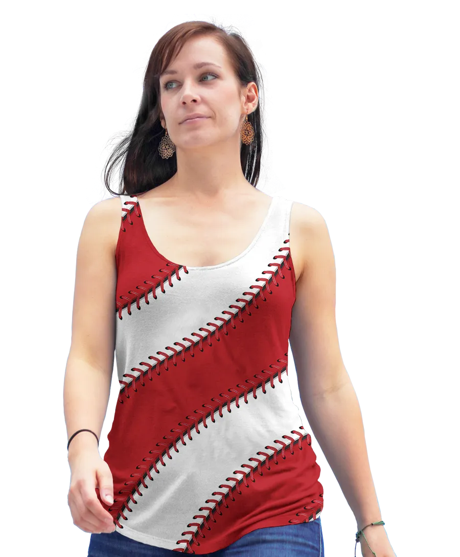 Anaheim Baseball Stitches Racerback Tank Top