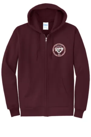Andrew Avenue Youth and Adult Full Zip Hooded Sweatshirt