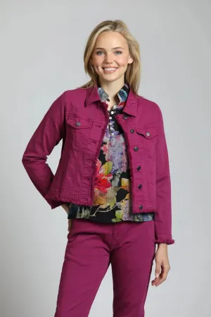APNY Jean Jacket With Frayed Detail