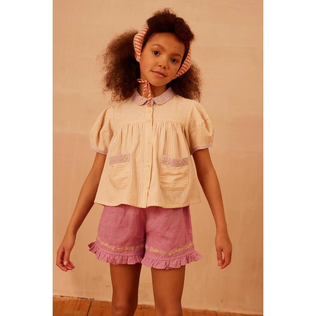 Apolina - Mabel blouse - Cazan Stripe