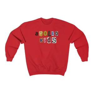 Apollo Kids Newspaper Crewneck Sweatshirt