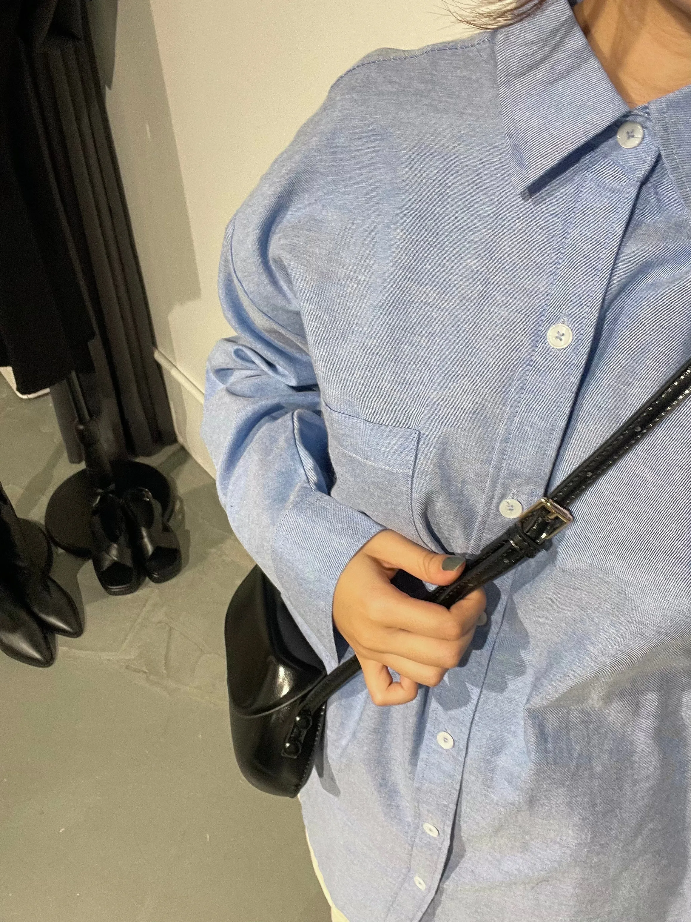 Apron Oxford Cotton Shirt