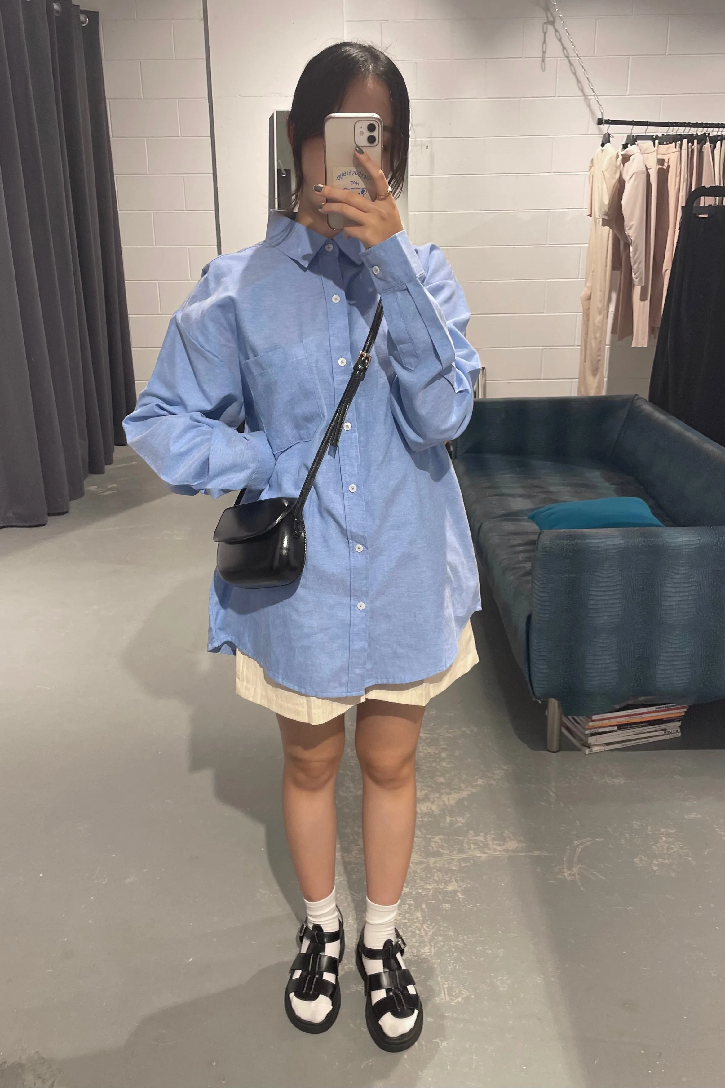 Apron Oxford Cotton Shirt