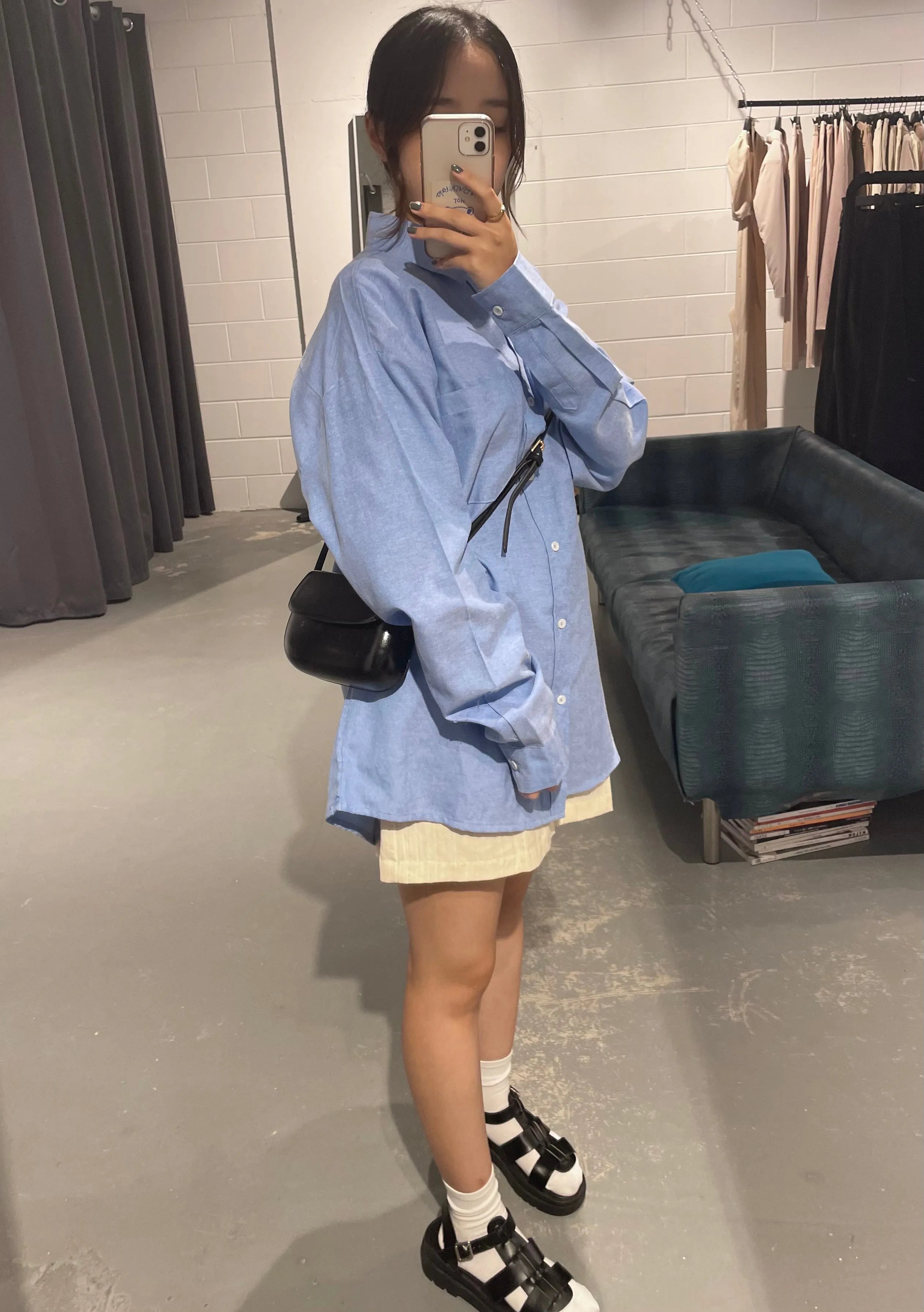 Apron Oxford Cotton Shirt