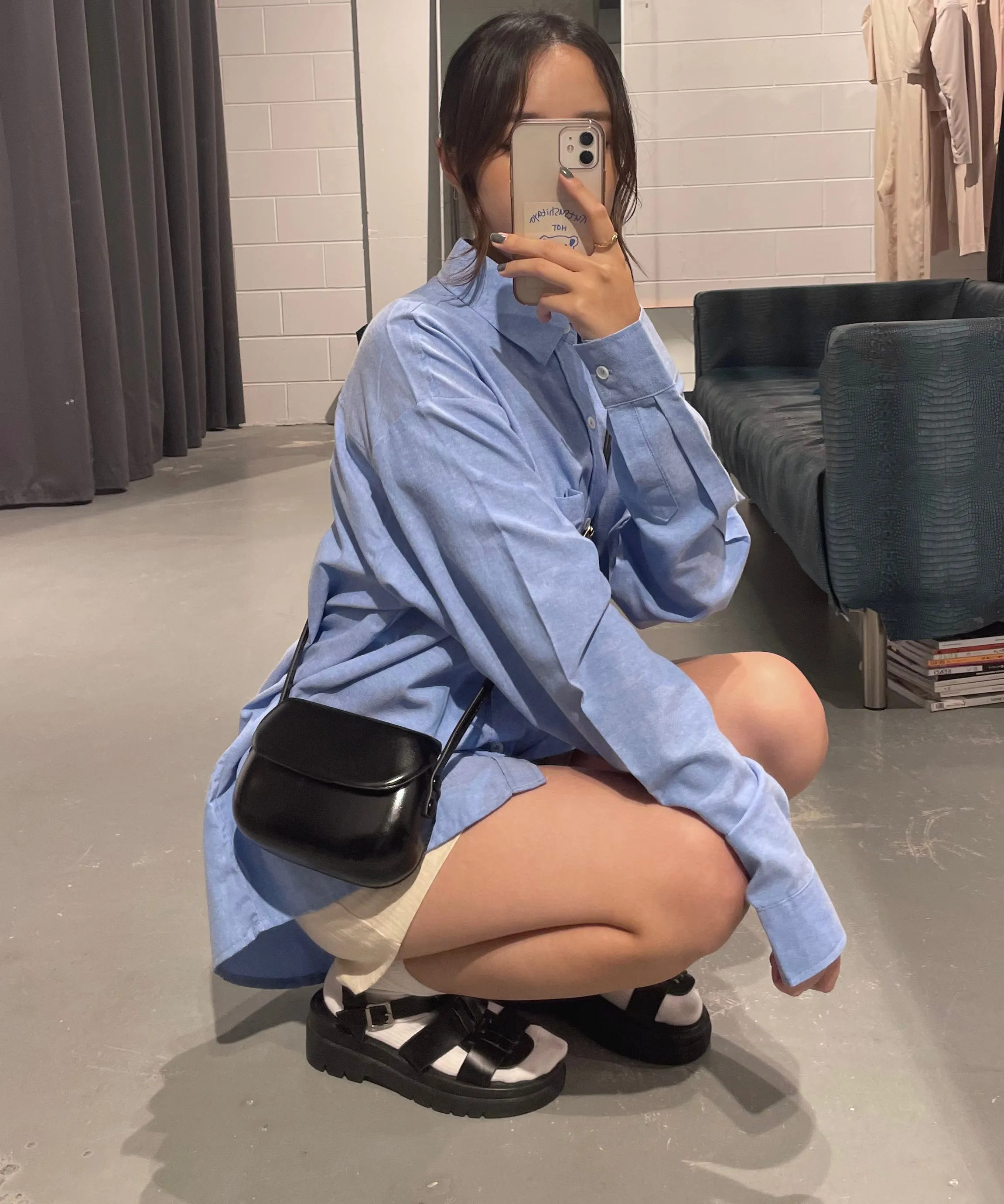 Apron Oxford Cotton Shirt