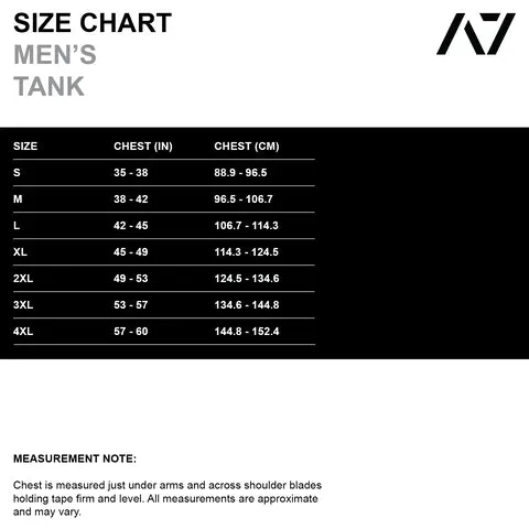 Arched Non Bar Grip Men's Tank