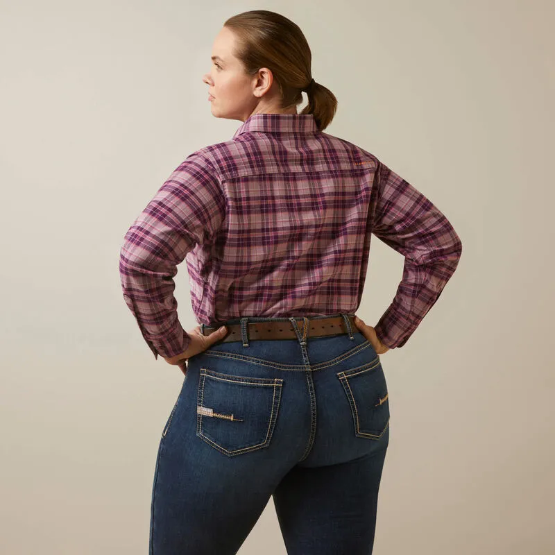 Ariat Women's Rebar Flannel DuraStretch Work Shirt