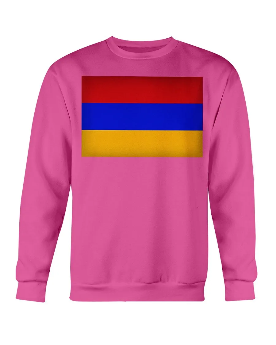 Armenian Flag Gildan Crewneck Sweatshirt