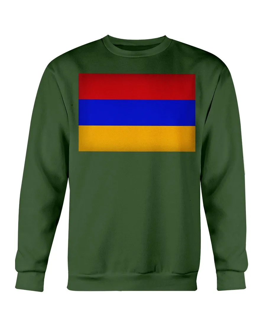 Armenian Flag Gildan Crewneck Sweatshirt