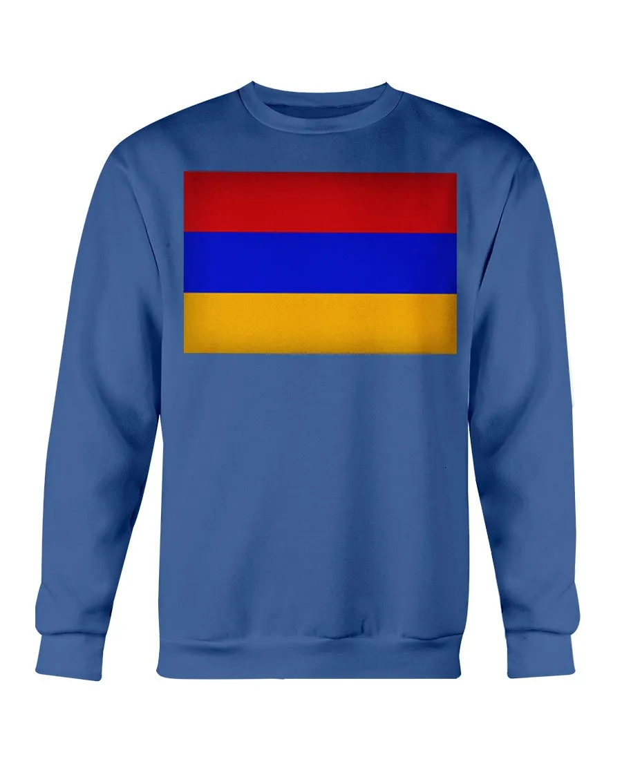 Armenian Flag Gildan Crewneck Sweatshirt
