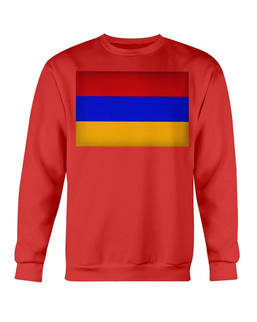 Armenian Flag Gildan Crewneck Sweatshirt