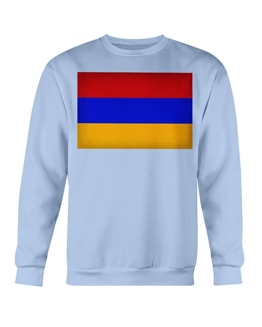 Armenian Flag Gildan Crewneck Sweatshirt