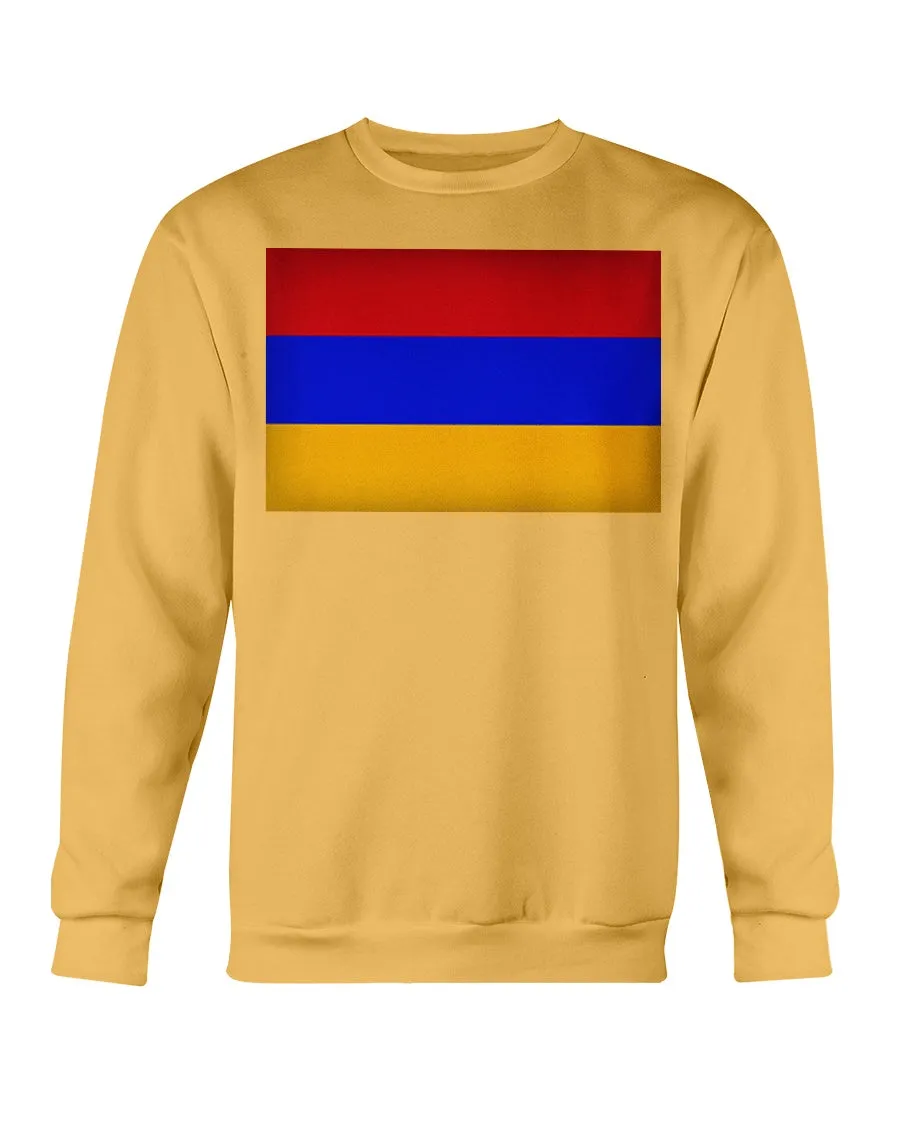 Armenian Flag Gildan Crewneck Sweatshirt