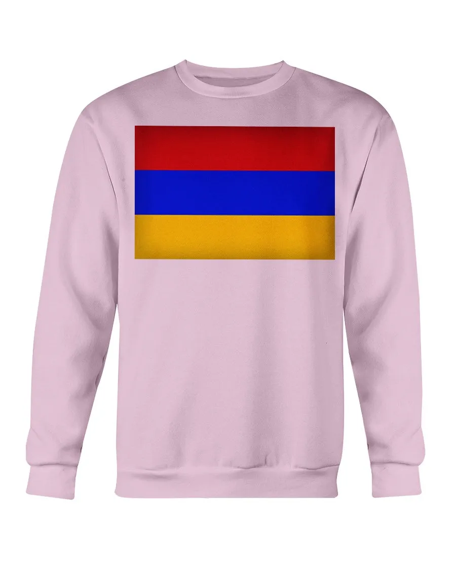 Armenian Flag Gildan Crewneck Sweatshirt