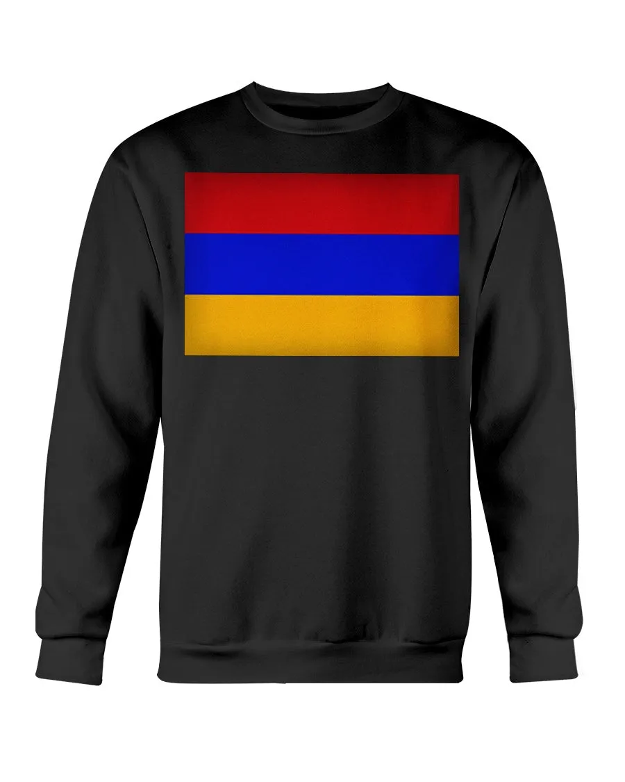 Armenian Flag Gildan Crewneck Sweatshirt