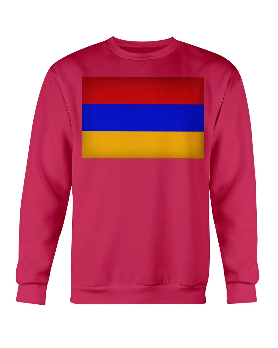 Armenian Flag Gildan Crewneck Sweatshirt