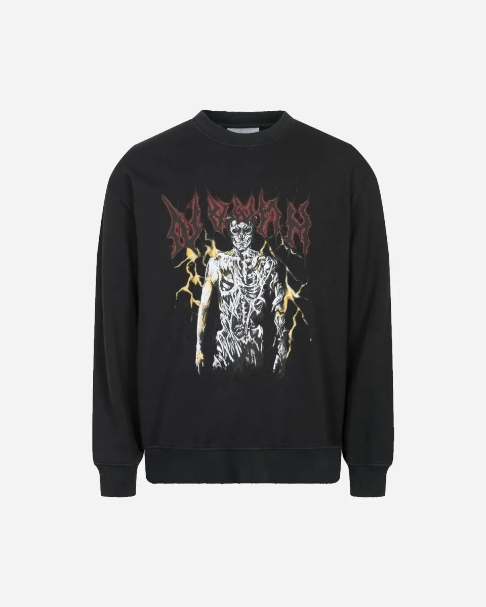 Artwork Crewneck - Faded Black