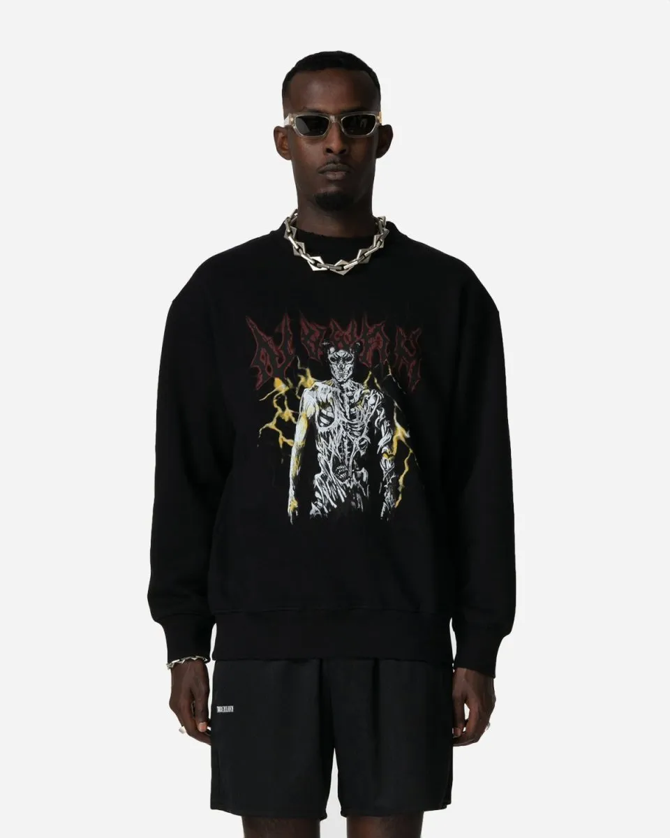 Artwork Crewneck - Faded Black