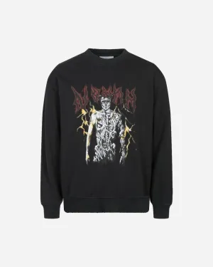 Artwork Crewneck - Faded Black