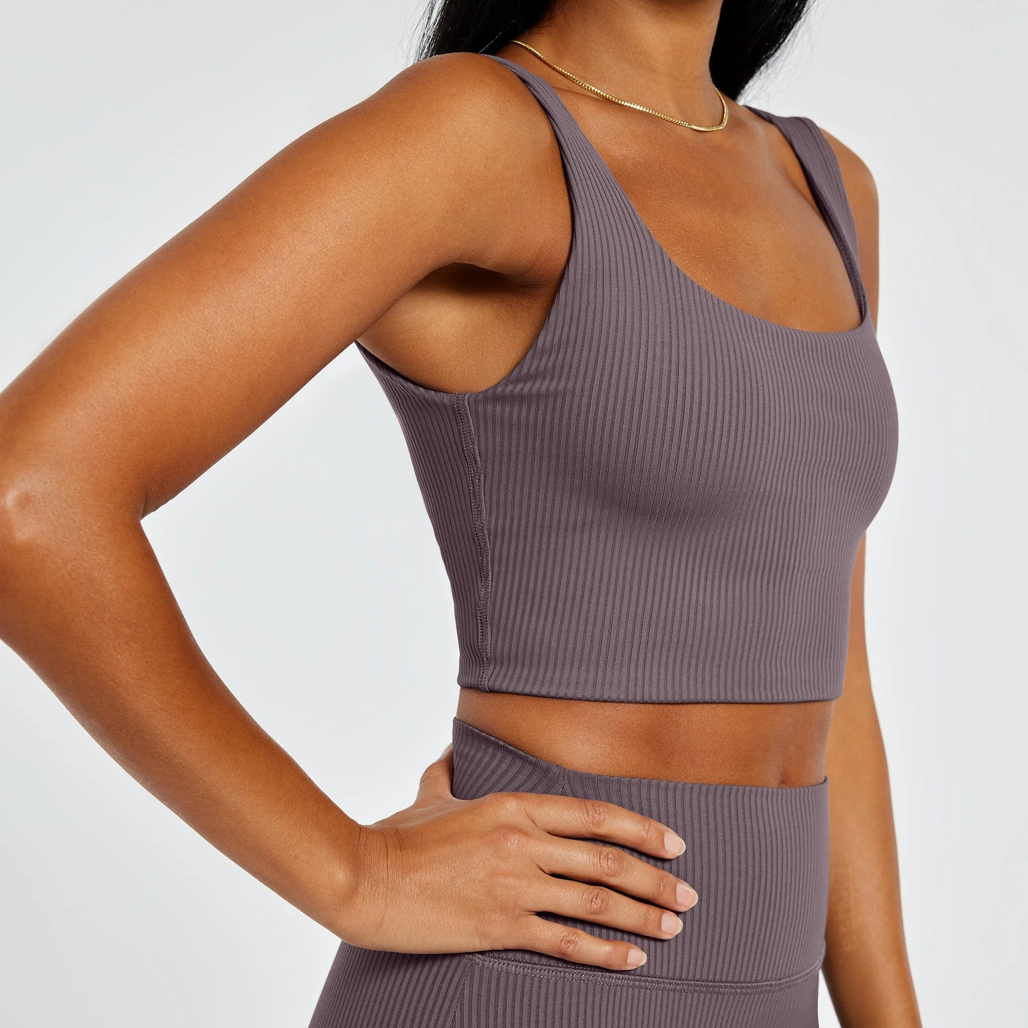 Athlux Bra Tank Peppercorn