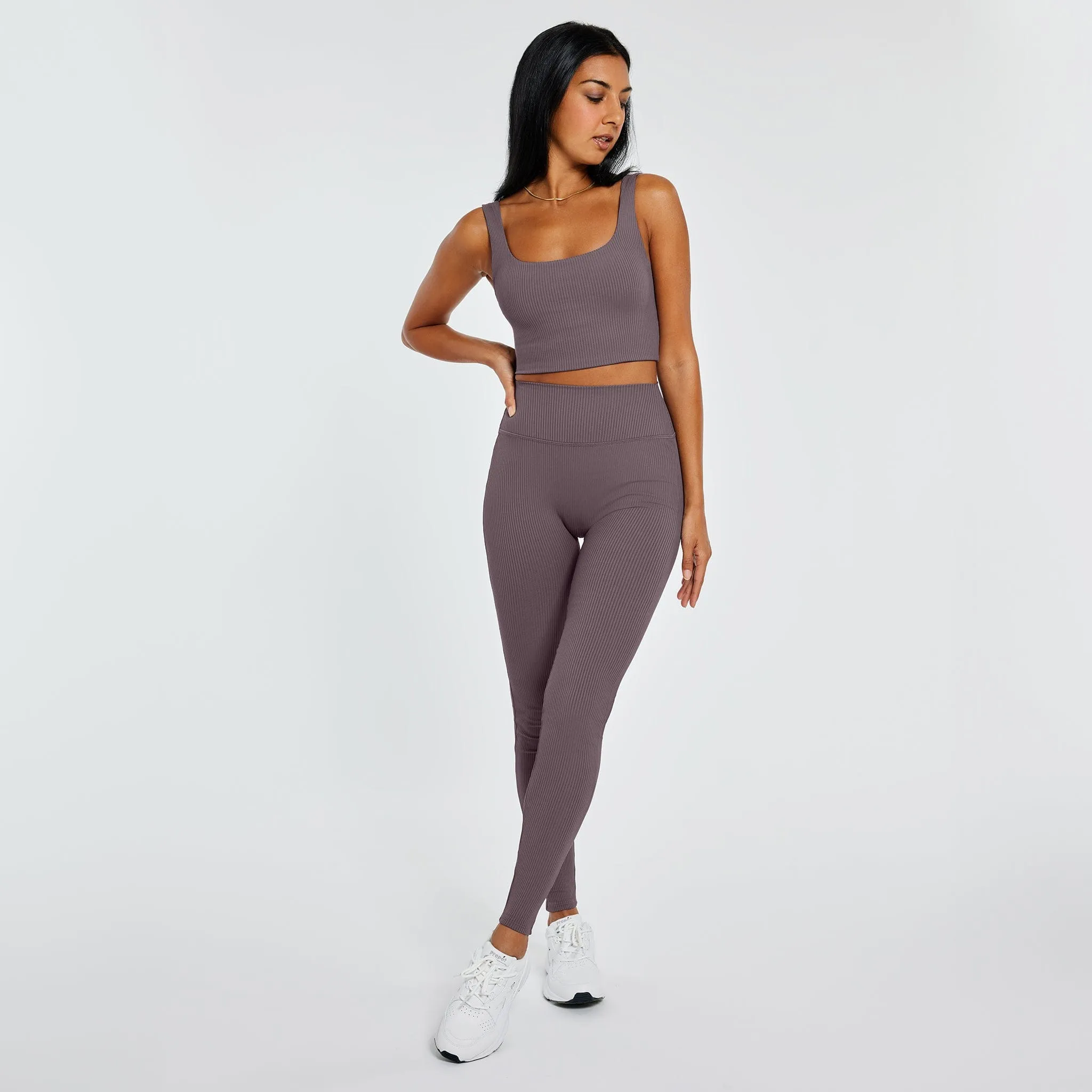 Athlux Bra Tank Peppercorn